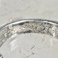 Harley Davidson ring biker chain pinky band size 5.50 sterling silver women