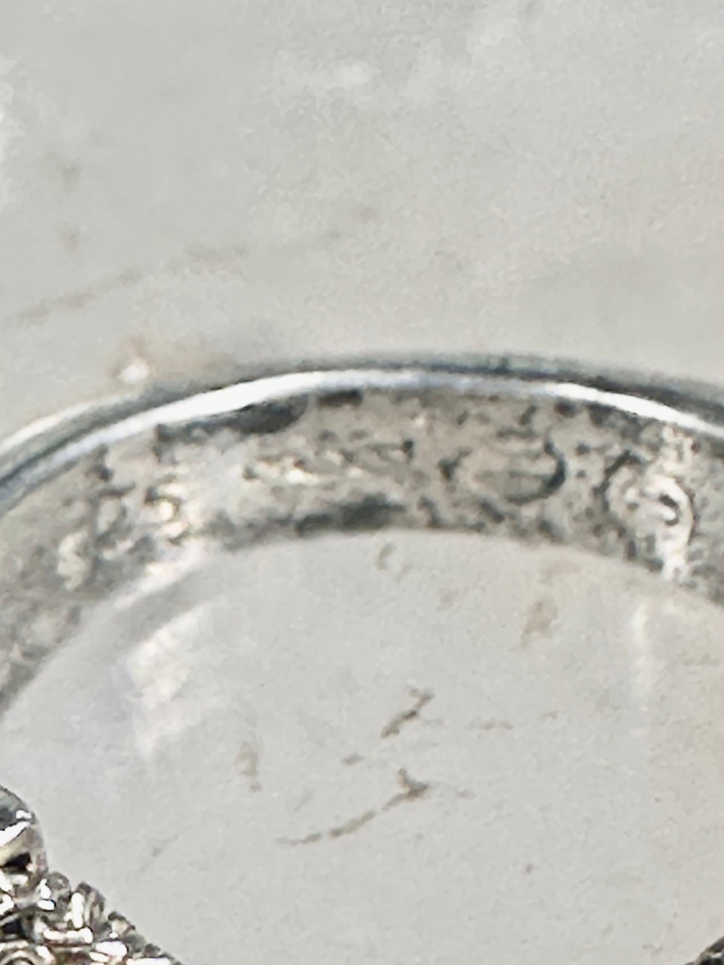 Harley Davidson ring biker chain pinky band size 5.50 sterling silver women