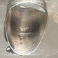 Vintage onyx ring leaf southwest long cigar band size 7 Sterling silver women signed M