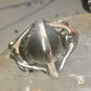 Art Deco ring ball orb band size 4.50 sterling silver women girls pinky