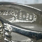 Black Hills gold ring leaves wedding band size 7.5 sterling silver women men