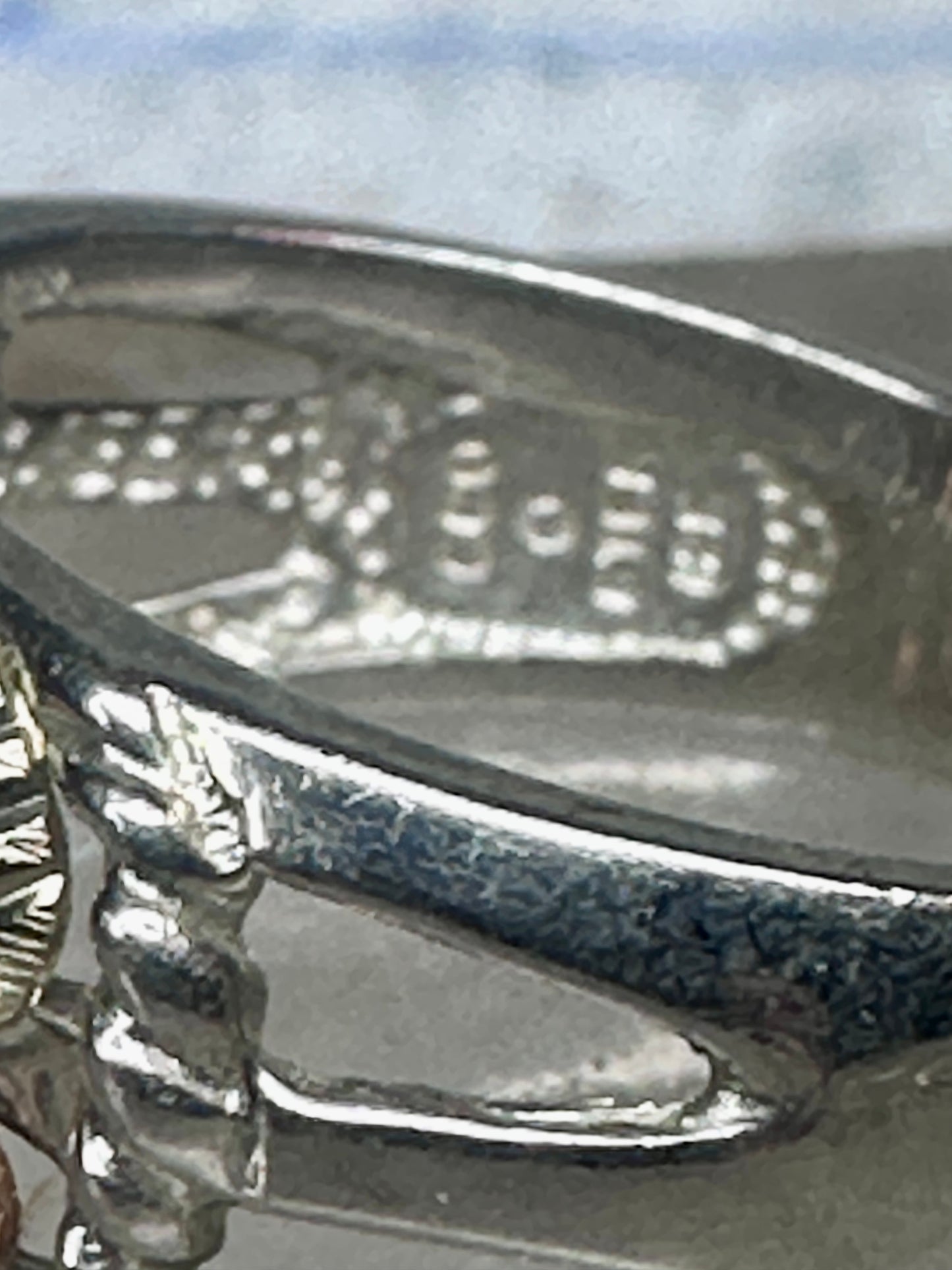 Black Hills gold ring leaves wedding band size 7.5 sterling silver women men