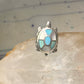 Turtle ring Navajo turquoise MOP size 5 sterling silver women girls pink
