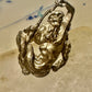 Poseidon Neptune Triton sea god ocean Trident ring size 10 sterling silver women men