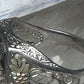 Black Hills Gold ring Eagle onyx leaves band size 13 sterling silver women men