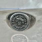 Kindergarten graduate ring children band size 3.50 sterling silver boys girl