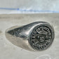 Kindergarten graduate ring children band size 3.50 sterling silver boys girl