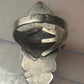 Navajo ring long turquoise size 8.25 sterling silver women