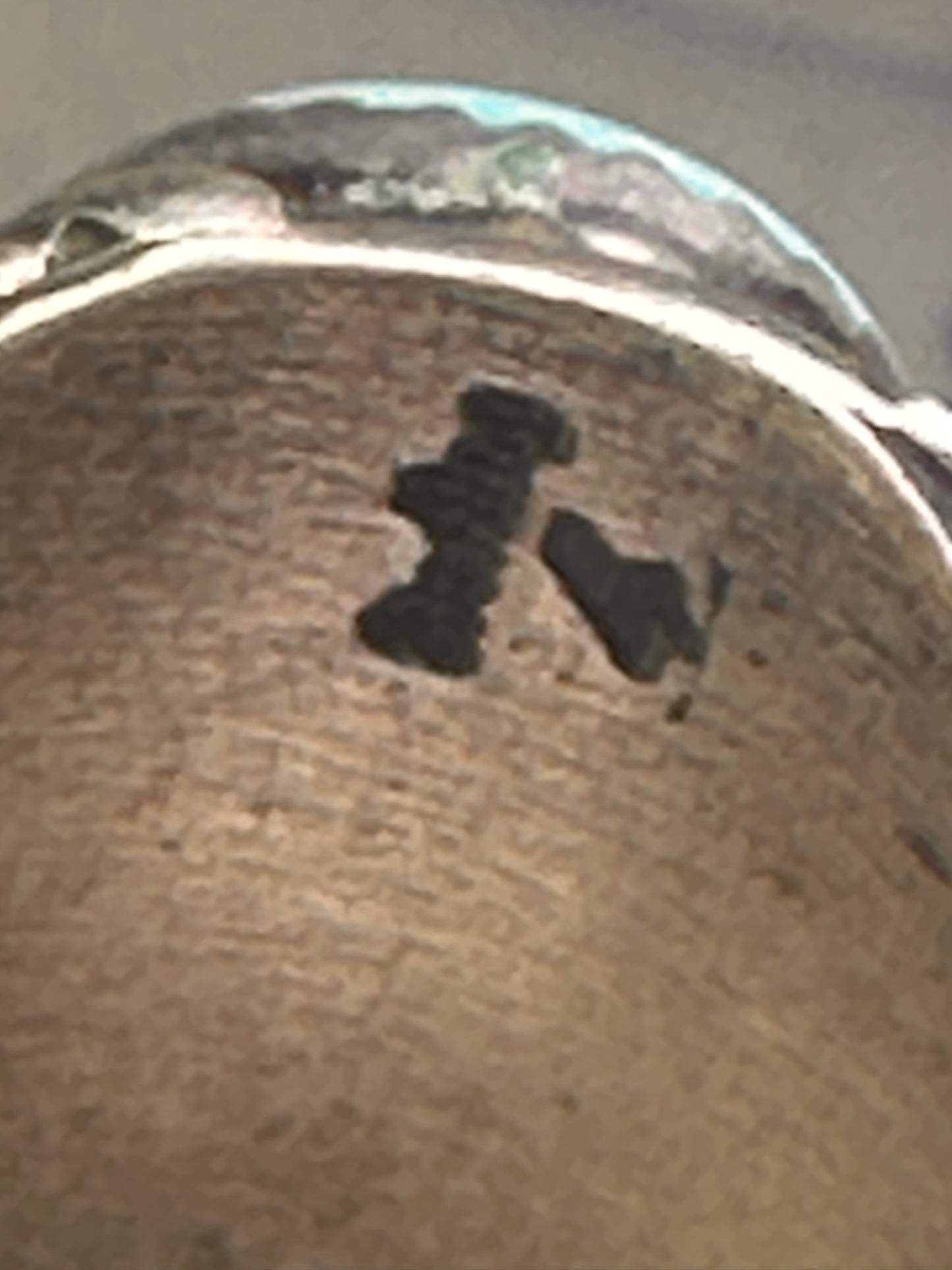 Navajo ring turquoise coral  leaves feathers size 10 sterling silver women men