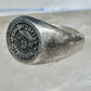 Kindergarten graduate ring children band size 3.50 sterling silver boys girl