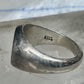 Kindergarten graduate ring children band size 3.50 sterling silver boys girl