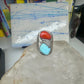 Navajo ring size 12.50 turquoise coral band sterling silver women men