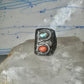 Navajo ring size 10.75 turquoise coral band cowboy sterling silver women men