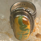Turquoise ring Navajo size 5.50 sterling silver women