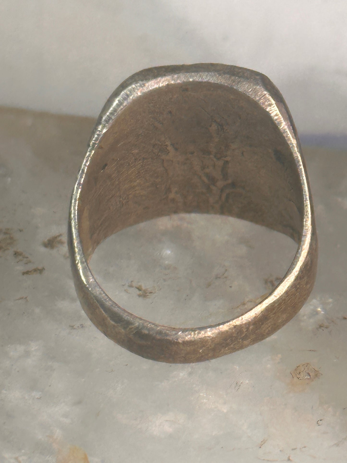 Bucking Bronco ring horse snake cactus Cowboy southwest band size 9 sterling silver women men