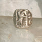 Bucking Bronco ring horse snake cactus Cowboy southwest band size 9 sterling silver women men