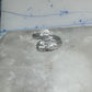 Lobster ring size 5.25 turquoise coral band fishermen sterling silver women