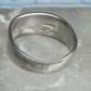 Bear ring size 6 TC Case band sterling silver 14K over the bear women men
