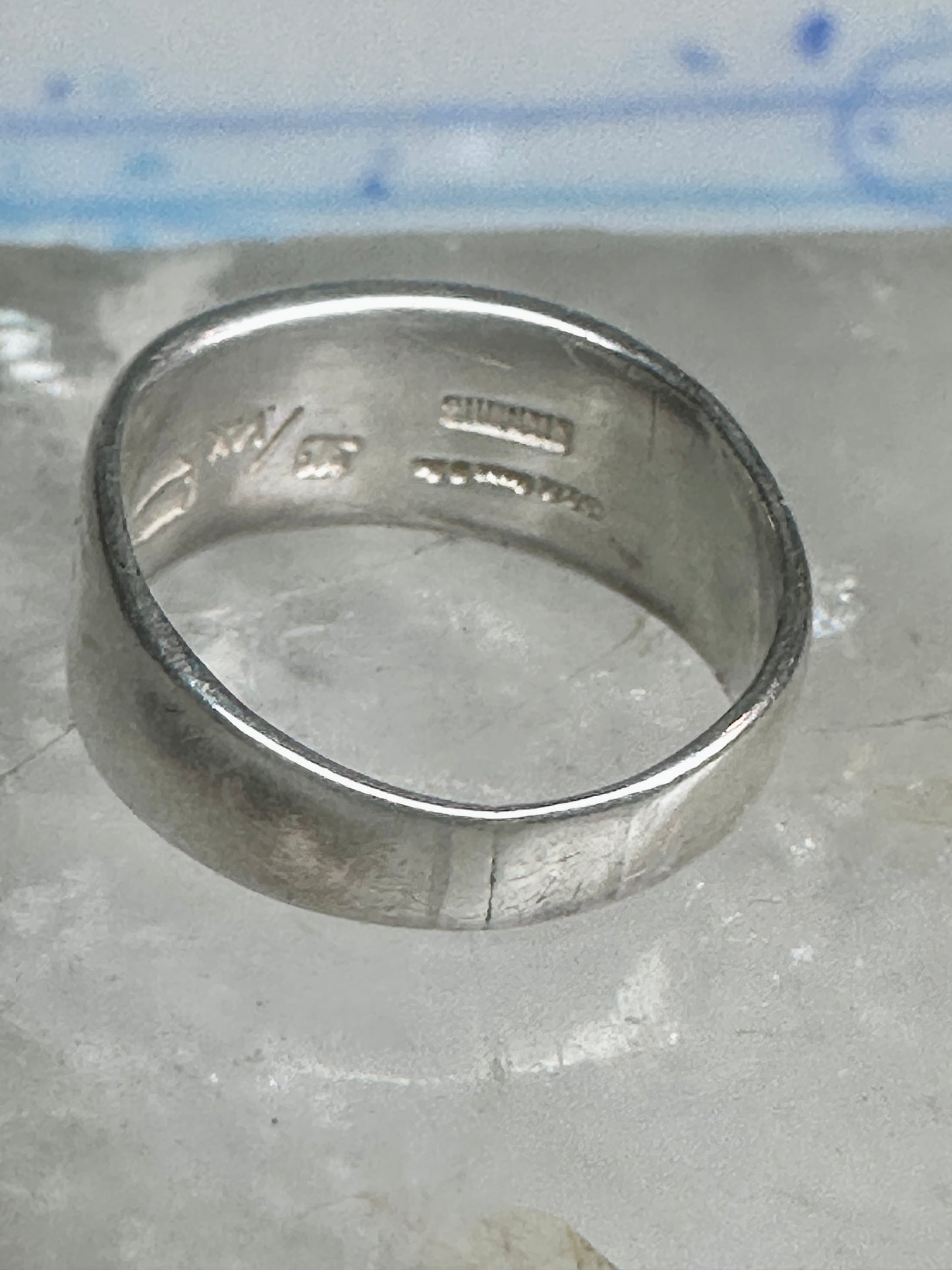 Bear ring size 6 TC Case band sterling silver 14K over the bear women men