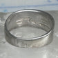 Bear ring size 6 TC Case band sterling silver 14K over the bear women men