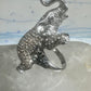 Elephant ring size 9.25 CZ sterling silver women