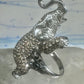 Elephant ring size 9.25 CZ sterling silver women