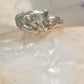 Big Cat ring tiger band size 8.50 animal sterling silver men women