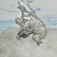 Elephant ring size 9.25 CZ sterling silver women