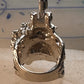 Castle Dragon ring size 6.25 Medieval sterling silver women