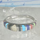 Zuni ring size 7 turquoise onyx lapis coral band sterling silver women