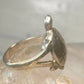 Vintage turtle ring size 6.5 Sterling silver women girls