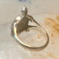 Vintage turtle ring size 6.5 Sterling silver women girls