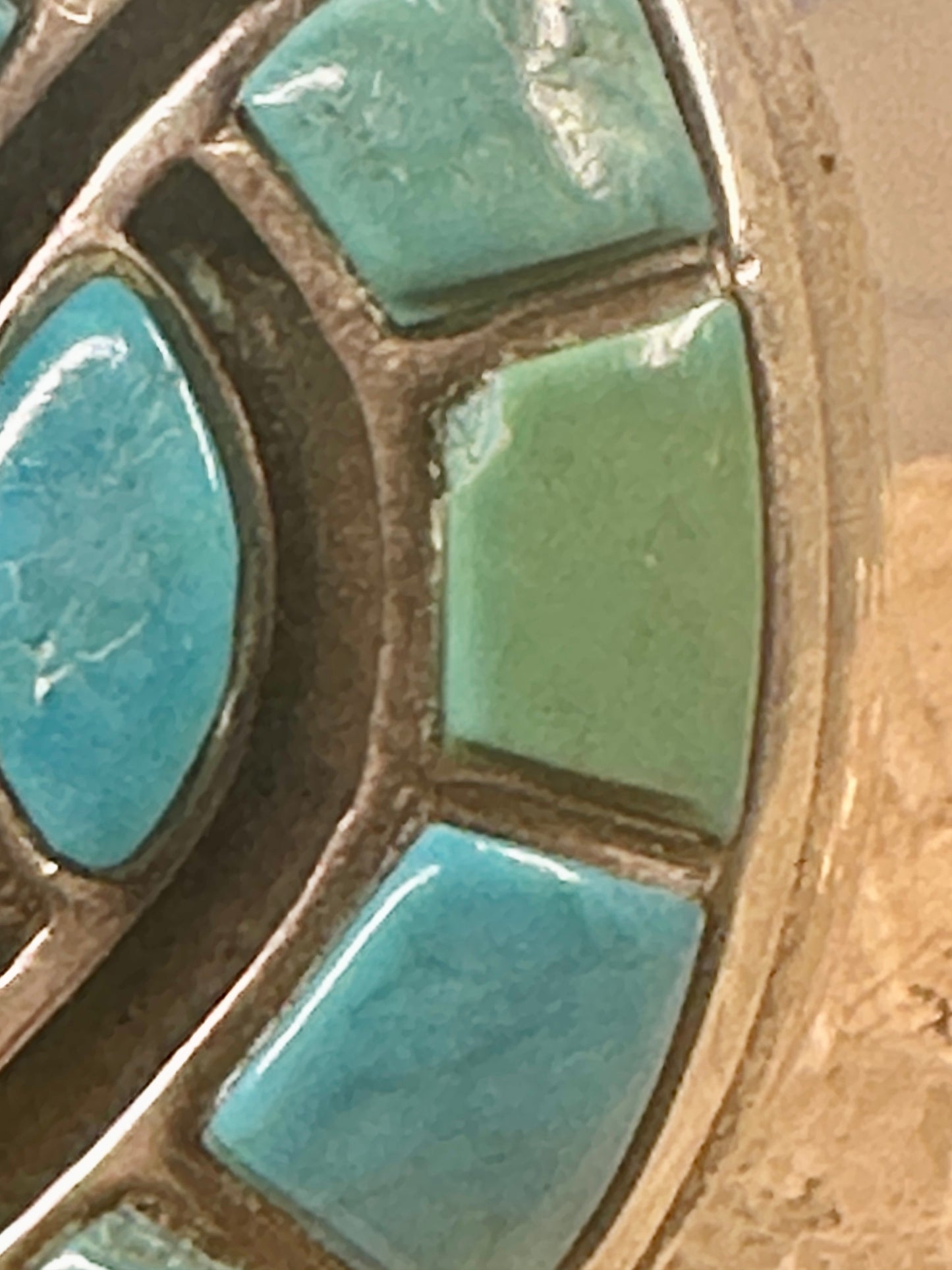 Navajo ring turquoise Hummingbird size 10.25 Heavy sterling silver women men