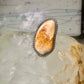Petrified wood ring Navajo size 7.25 sterling silver women
