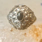 Vintage Poison ring black onyx boho ring size 7.75 Sterling silver women girls