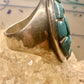 Navajo ring turquoise Hummingbird size 10.25 Heavy sterling silver women men