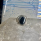 Onyx ring Navajo signed size 10 sterling silver women men