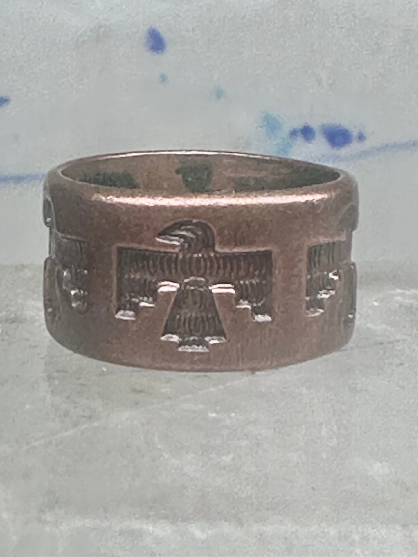 Phoenix ring size 4.50 pinky Bell trading copper band women