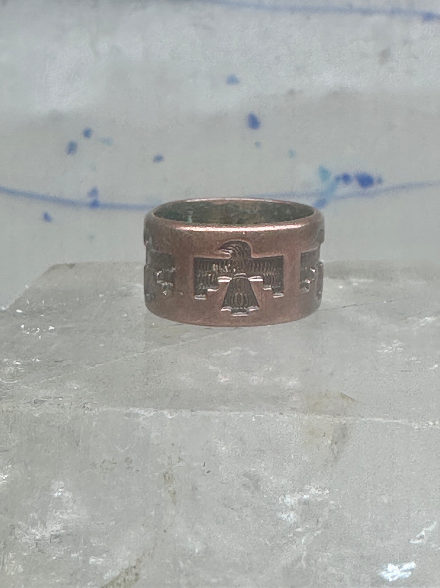 Phoenix ring size 4.50 pinky Bell trading copper band women