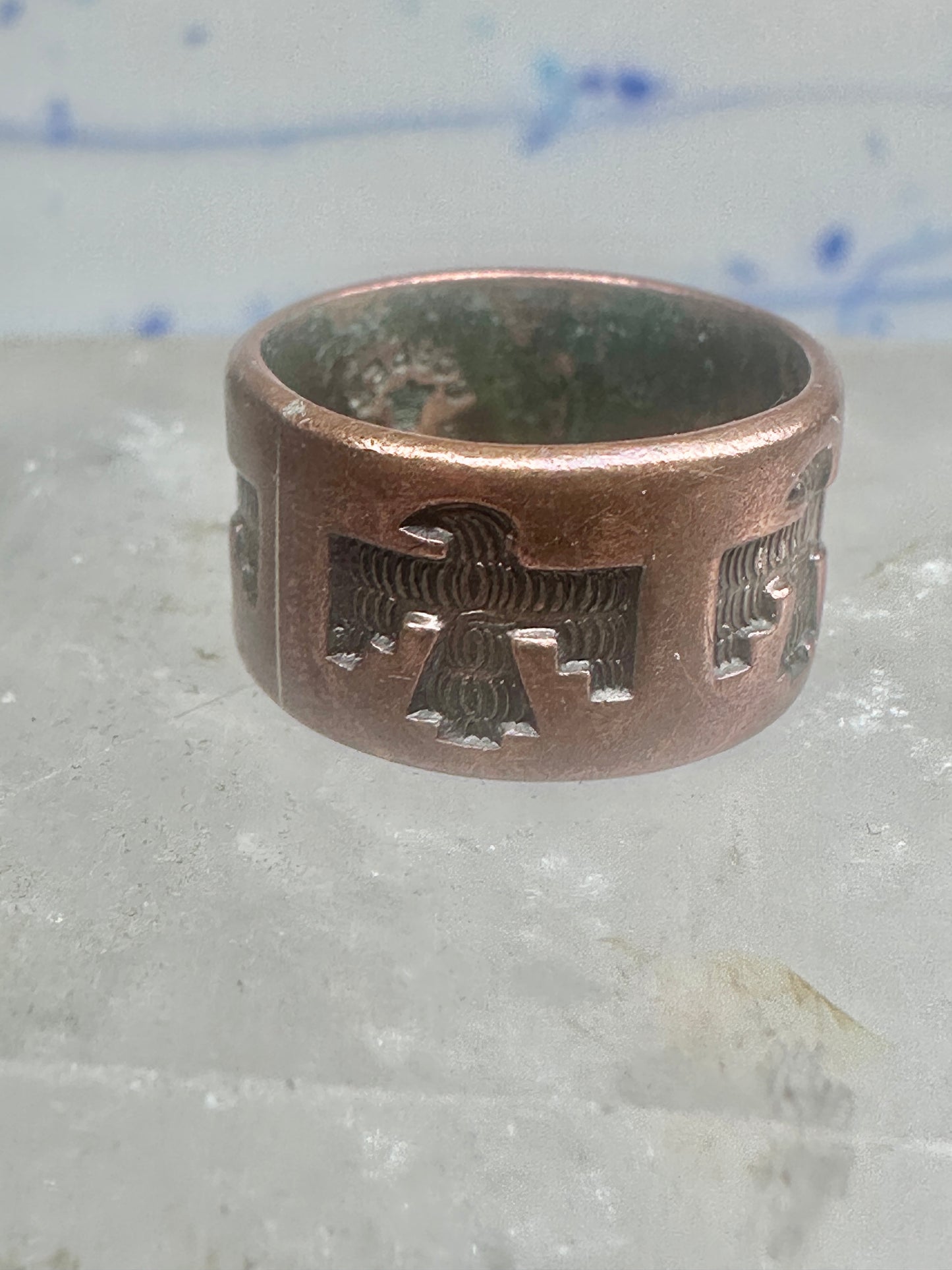 Phoenix ring size 4.50 pinky Bell trading copper band women