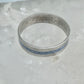 Zuni ring size 7 turquoise chips band sterling silver women