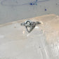 Black Hills Gold ring heart leaves band Valentine love ring size 6 Sterling silver women girls