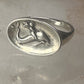 Dolphin ring lady mermaid band size 4.50 sterling silver women girls