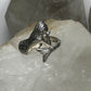 Mermaid ring size 6.75 figurative band sterling silver women  girls