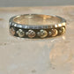 Black Hills Gold ring leaves wedding band love ring size 8 Sterling silver women men