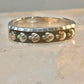 Black Hills Gold ring leaves wedding band love ring size 8 Sterling silver women men