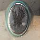 Eagle ring Navajo turquoise ring sterling silver size 13.50 women men