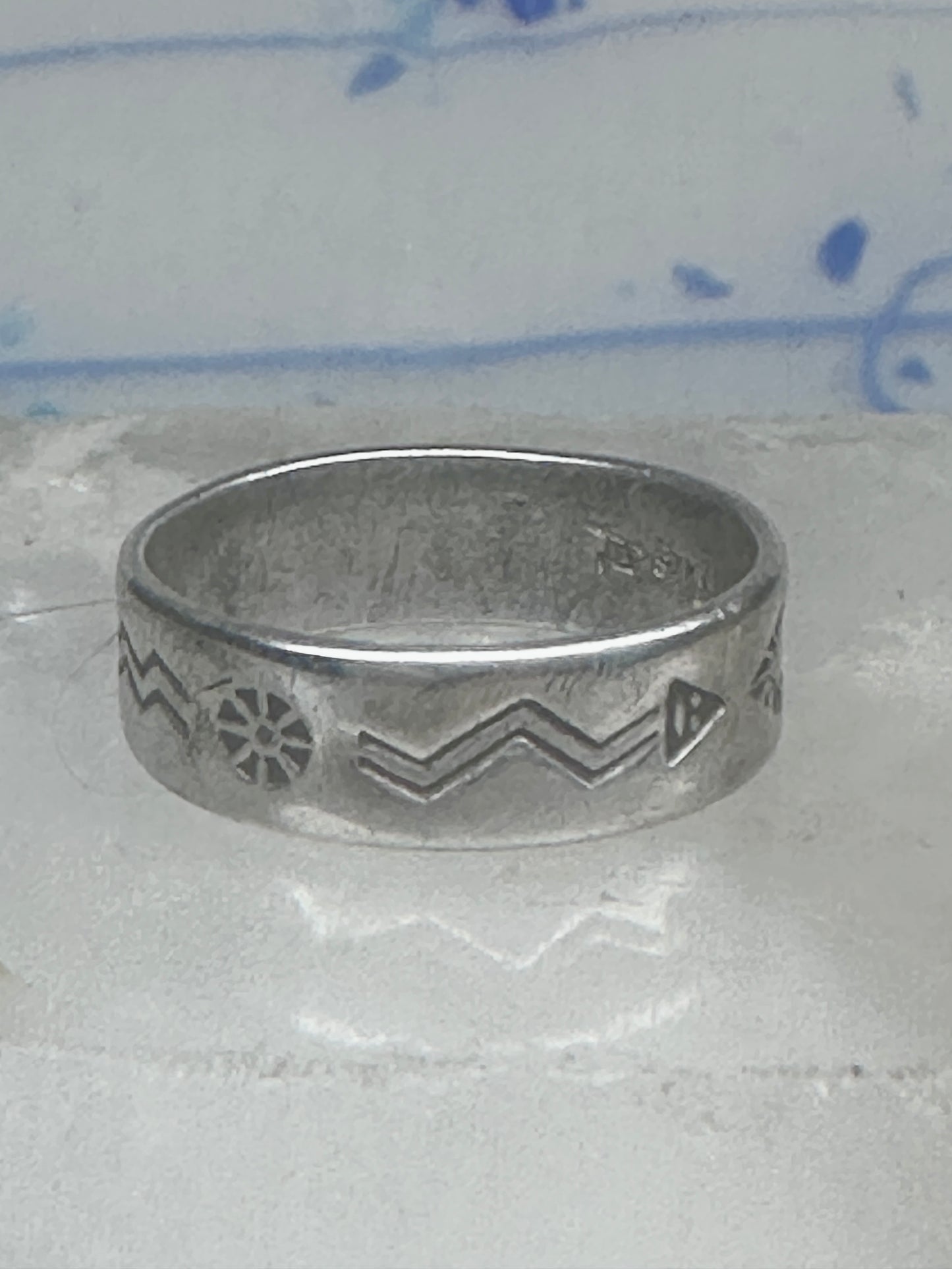 Bell trading Co ring size 6.75 crossed arrows band southwestern sterling silver women