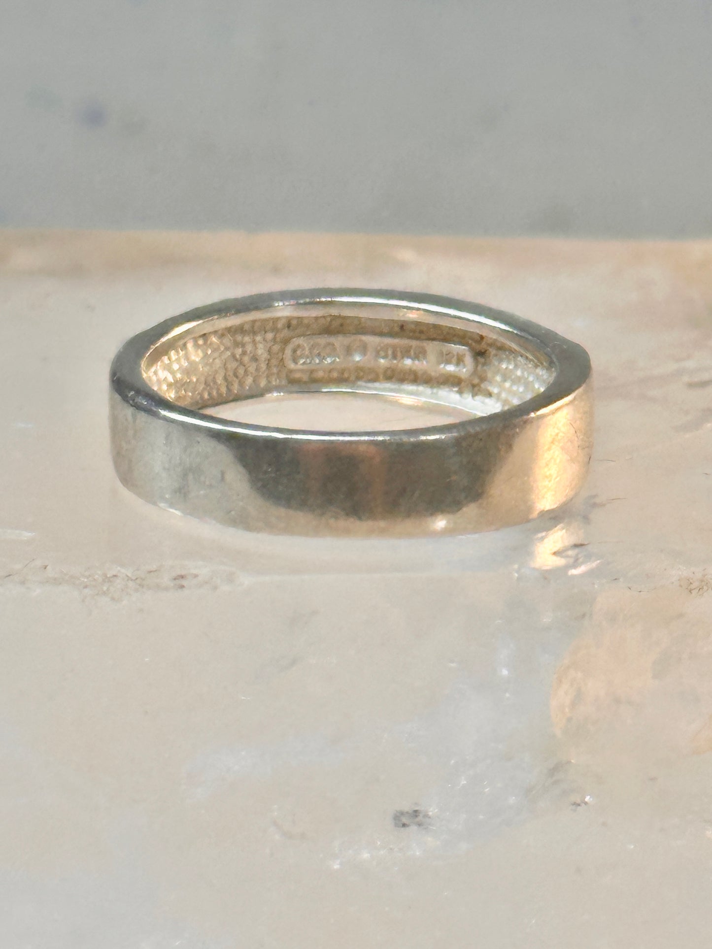 Black Hills Gold ring leaves wedding band love ring size 8 Sterling silver women men