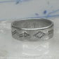 Bell trading Co ring size 6.75 crossed arrows band southwestern sterling silver women